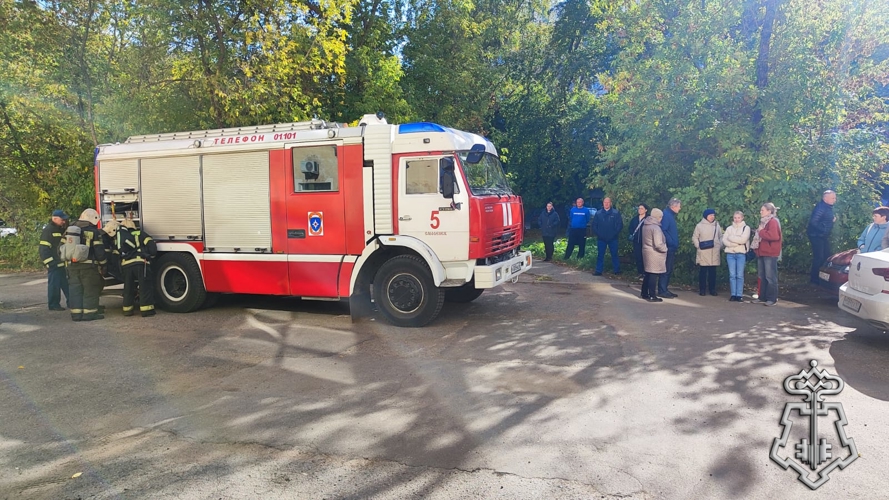 В Управлении вневедомственной охраны прошла тренировка по пожарной безопасности