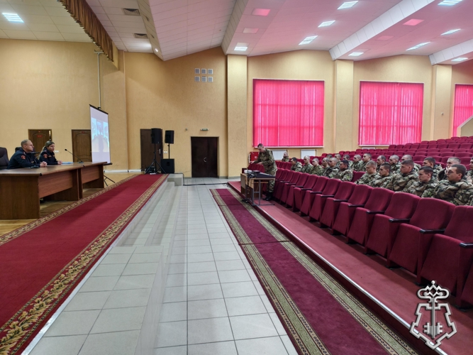 СОТРУДНИКИ ВНЕВЕДОМСТВЕННОЙ ОХРАНЫ ПРОВЕЛИ ВСТРЕЧУ С ВОЕННОСЛУЖАЩИМИ СРОЧНОЙ СЛУЖБЫ