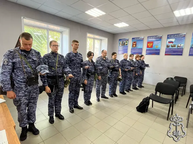 СОТРУДНИКИ ВНЕВЕДОМСТВЕННОЙ ОХРАНЫ ПРОВЕЛИ РИТУАЛ ПАМЯТИ В РАМКАХ "ДНЯ ПАМЯТИ И СКОРБИ"